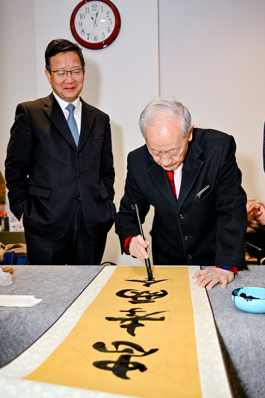 第四届海峡两岸新春书法笔会，共倡同心振兴中