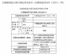  建树银行白城分行被罚 小我私家贷款发放前未审核资料凭证